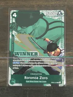 Roronoa Zoro (Winner Pack 2025 Vol. 3) EB02-019 One Piece Promotion Cards Foil - Image 1