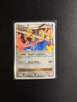 Zacian LV. X - SWSH135 - SWSH: Sword & Shield Promo Celebrations NM Pokemon Card - Image 1