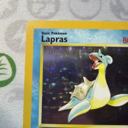 Pokemon Card Lapras 10/62 Fossil HOLO RARE - MP - Image 4