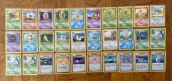 Pokemon Base Set 2-48 card Lot Vintage Rare NM- Unlimited WOTC 2000 - Image 1