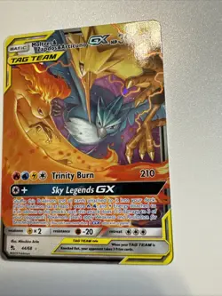 Moltres & Zapdos & Articuno Gx 44/68, Pokemon Card Hidden Fates Tag Team - Image 3
