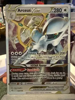 Arceus VSTAR - (Metal Card) 123/172 Miscellaneous Cards & Products Holo - Image 2