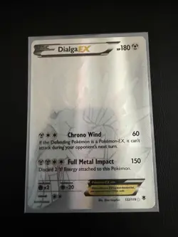 Pokemon Dialga Ex Full Art Ultra Rare Card 122/119 Secret Rare Phantom Forces - Image 3