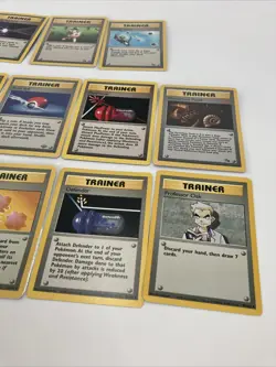VINTAGE Pokemon lot of 16 TCG Base Set Fossil Jungle Trainer Card WOTC All NM-LP - Image 5