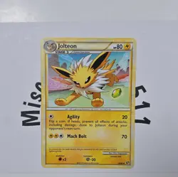 Jolteon 28/90 Non Holo HGSS Undaunted Set Pokemon Card 2010 LP - Image 1