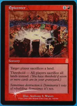 Epicenter FOIL Odyssey NM Red Rare MAGIC GATHERING CARD (ID# 507950) ABUGames - Image 1