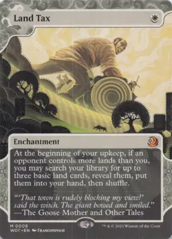 Land Tax Wilds of Eldraine Mythic Regular #9 NM MTG - Image 1