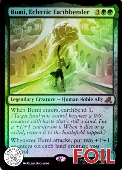 MTG Bumi, Eclectic Earthbender (248) | NM Foil | Avatar: Eternal-Legal (TLE) - Image 1