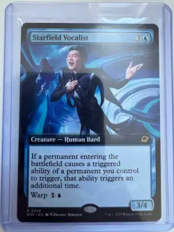 Starfield Vocalist (Extended Art) Edge of Eternities NON-FOIL #0328 NM ENG MTG - Image 1
