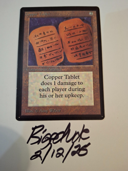 MTG Beta Copper Tablet - See Pics for Condition - bigedude - Image 1
