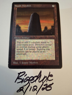 MTG Beta Basalt Monolith - See Pics for Condition - bigedude - Image 1