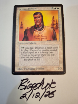 MTG Beta Northern Paladin - See Pics for Condition - bigedude - Image 1