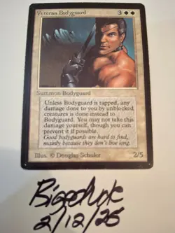 MTG Beta Veteran Bodyguard - See Pics for Condition - bigedude - Image 1