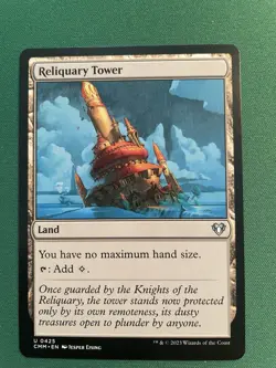 2023 - Magic The Gathering MTG - Reliquary Tower - Commander Masters Iconic - Image 1