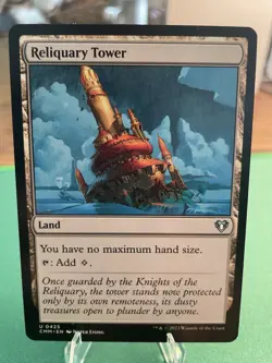 2023 - Magic The Gathering MTG - Reliquary Tower - Commander Masters Iconic - Image 3