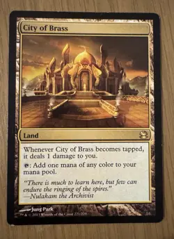 MTG City of Brass Modern Masters Regular LP - Image 1