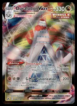 Pokemon Cards Duraludon VMAX 104/159 Crown Zenith Holo Rare VMAX NM *2 - Image 1