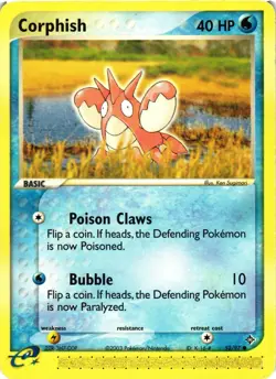 Pokemon TCG Corphish EX Dragon 52/97 Regular Common MP - Image 1