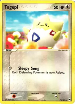 Pokemon TCG Cards Togepi 78/101 Hidden Legends MP - Image 1