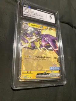 Toxtricity Ex Pokemon SVP 215 Black Star Promo CGC 9 Gem Mint 2024 Illustration - Image 1