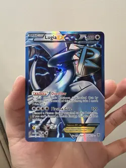 Pokemon TCG B&W Plasma Storm #134/135 Full Art/Lugia EX LIGHTLY PLAYED LP - Image 1