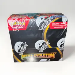 Pokemon Mega Evolution Sealed Booster Box w/ Bonus Promo Card - Image 1