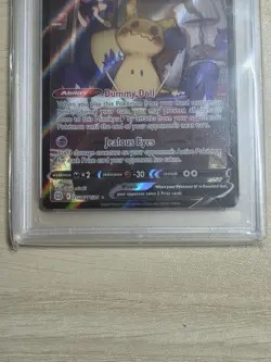Mimikyu v TG16/TG30 Pokemon TCG Brilliant Stars PSA Gem Mint 8 - Image 3