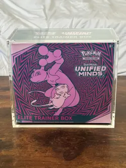 2019 Pokemon TCG Sun & Moon Unified Minds Elite Trainer Box SEALED ETB with Case - Image 1
