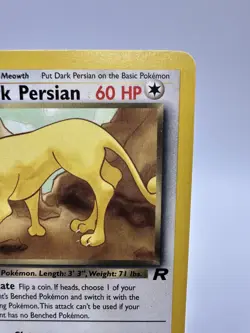 1st Edition Dark Persian 46/82 Team Rocket Uncommon Vintage WOTC Pokemon TCG LP - Image 3