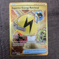 Superior Energy Retrieval 277/193 Hyper Rare Paldea Evolved Pokemon TCG LP - Image 1