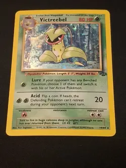 Pokemon TCG Victreebel Jungle 14/64 Holo Unlimited Holo Rare Any 3 Free Ship - Image 1