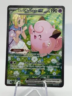 Pokemon Journey Together Lillie's Clefairy EX Sir 184/159 Personally Pulled - Image 1