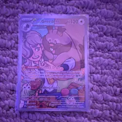 Pokemon Arven's Greedent 205/182 SV10: Destined Rivals Illustration Rare 120 HP - Image 1