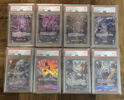 One Piece TCG 2nd Anniversary Set English! Sequential Set. Six PSA 10. Two PSA 9 - Image 1