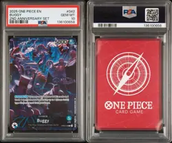 One Piece TCG 2nd Anniversary Set English! Sequential Set. Six PSA 10. Two PSA 9 - Image 5
