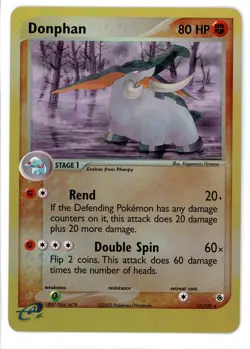 Donphan Reverse Holo 17/109 EX Ruby & Sapphire Pokemon Card - Image 1