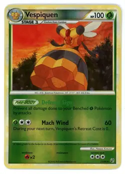 Vespiquen Reverse Holo 23/90 Undaunted Pokemon Card - Image 1