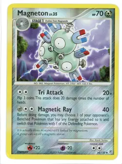 Magneton Reverse Holo 54/130 Diamond and Pearl Base Set Pokemon Card - Image 1