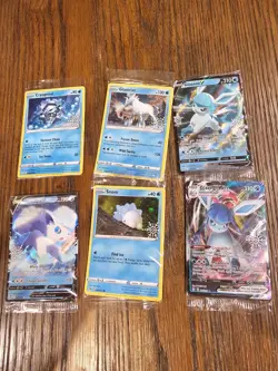 6 DIFFERENT POKEMON CARDS FROM THE CALENDAR - Image 1