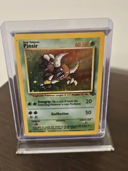 Pokemon TCG Pinsir Holo Rare Card Jungle Unlimited Vintage 9/64 - Image 1