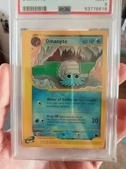 Pokemon Card Omanyte #41 Skyridge PSA 9 Vintage 2003 - Image 2