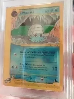 Pokemon Card Omanyte #41 Skyridge PSA 9 Vintage 2003 - Image 3