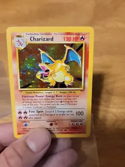Charizard 4/102 Base Set Holo Rare Pokemon Card Vintage - Image 3