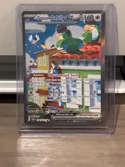 Pokemon TCG Squawkabilly EX Card 264/193 Paldea Evolved SIR NM Condition - Image 1