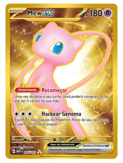 Pokemon Mew Jumbo Card Promo Set 151 Portuguese TCG - Image 1