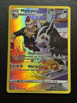Mightyena ASTRAL RADIANCE NM Pokemon Card Trainer Gallery #Tg09/Tg30 2022 - Image 1