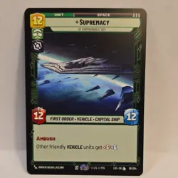 Star Wars Unlimited Supremacy Legendary Card 89/264 Legends Of The Force - Image 1