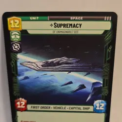 Star Wars Unlimited Supremacy Legendary Card 89/264 Legends Of The Force - Image 3