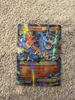 Pokemon M Charizard EX Full Art Mega Evolution Holo 220 HP Card 108/106 - Image 1