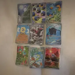 Pokemon TCG BLK EN 086 9 Card Lot Basic Stage 1 Holo Litwick Ducklett Panpour - Image 1